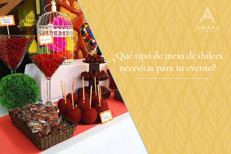 Tipos de mesas de dulces